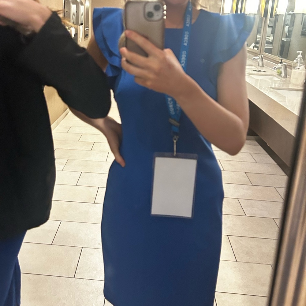Calvin Klein Royal Blue Mini Dress